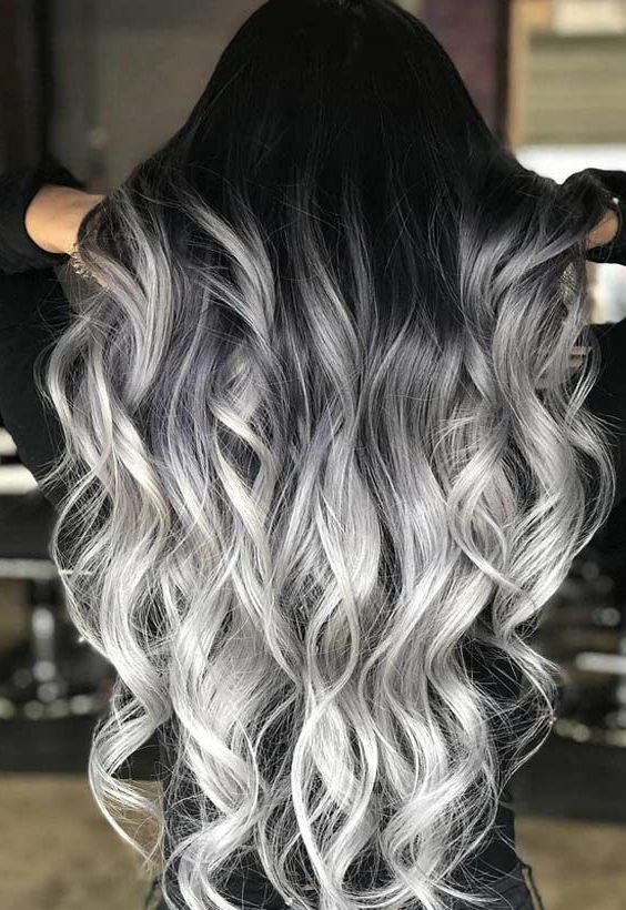 42 Impressive Dark And Stormy Hair Colors For Long Hairstyles 2018 Throughout Long Hairstyles Dyed (View 2 of 25)