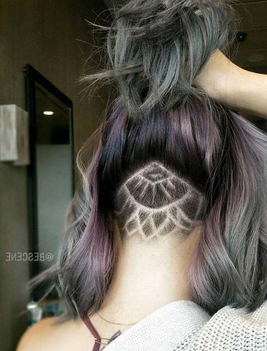 45 Undercut Hairstyles With Hair Tattoos For Women With Short Or In Long Hairstyles Shaved Underneath (Photo 5 of 25)