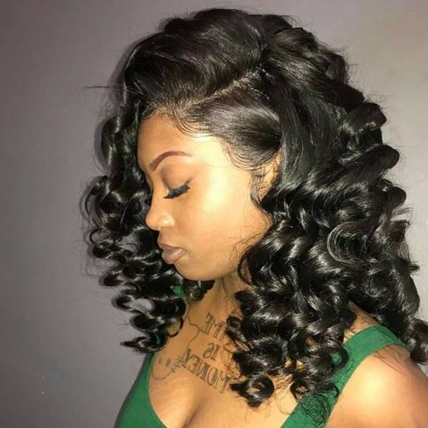 49 Perfect Curly Weave Hairstyle That Turns Your Head In 2019 With Regard To Wavy Long Weave Hairstyles (View 24 of 25)
