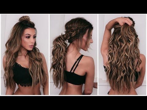 5 Quick And Easy Hairstyles With Extensions !!! – Youtube Pertaining To Long Hairstyles Extensions (View 1 of 25)