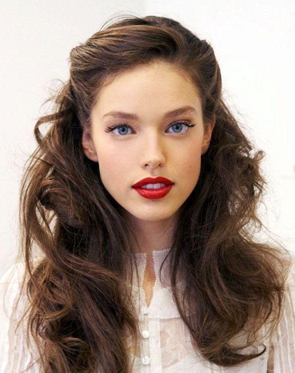 5 Vintage Long Curls For The Season In 2019 | Hair/makeup/accessory With Regard To Long Hairstyles Retro (Photo 3 of 25)