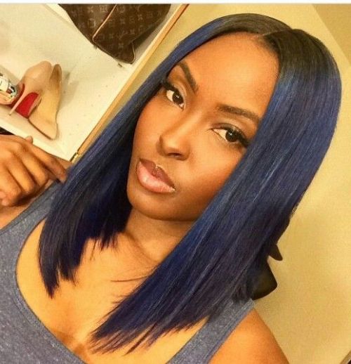 50 Bob Hairstyles For Black Women | Hairstyles Update Intended For Long Black Bob Haircuts (View 5 of 25)