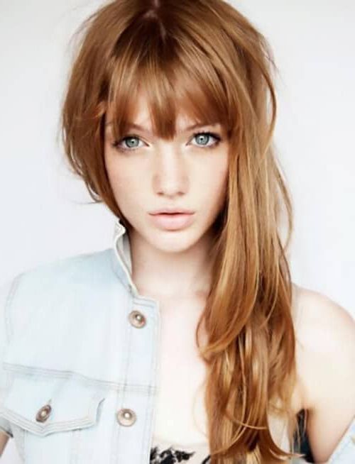 50 Breezy Hairstyles With Bangs To Make You Shine In 2019 For Cute Long Hairstyles With Bangs (Photo 7 of 25)