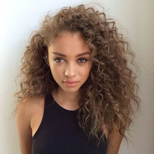 50 Brilliant Haircuts For Curly Hairstyle 2019 (art, Design And Ideas) Intended For Curly Hair Long Hairstyles (Photo 16 of 25)