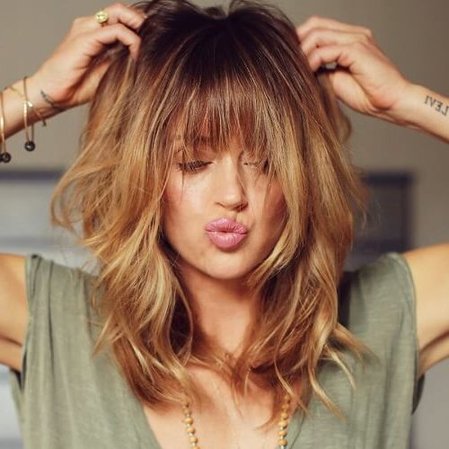 50 Funky Shag Haircuts | Hair Motive Hair Motive With Long Haircuts With Bangs And Layers (View 25 of 25)