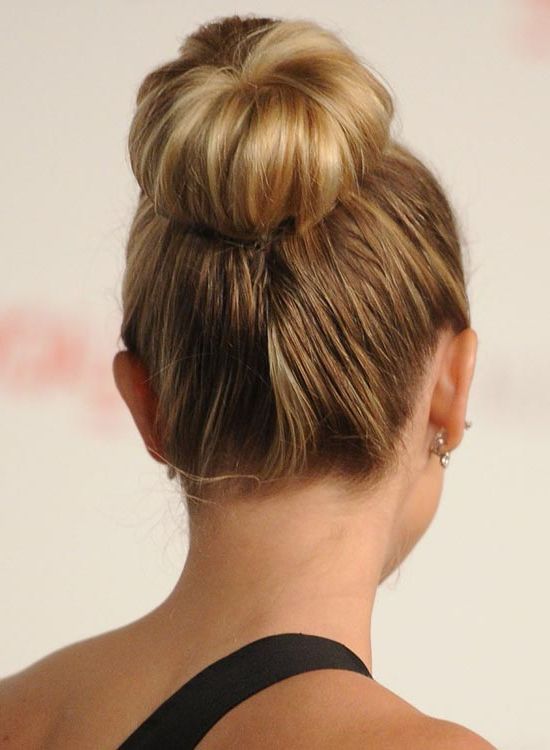 50 Lovely Bun Hairstyles For Long Hair Pertaining To Long Hairstyles Buns (View 1 of 25)