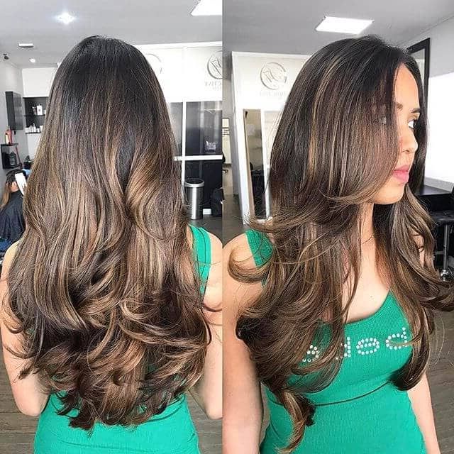 50 Sexy Long Layered Hair Ideas To Create Effortless Style In 2019 With Regard To Black Hair Long Layers (Photo 24 of 25)