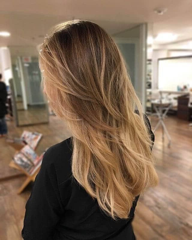 50 Sexy Long Layered Hair Ideas To Create Effortless Style In 2019 Within Mid Back Brown U Shaped Haircuts With Swoopy Layers (View 2 of 25)
