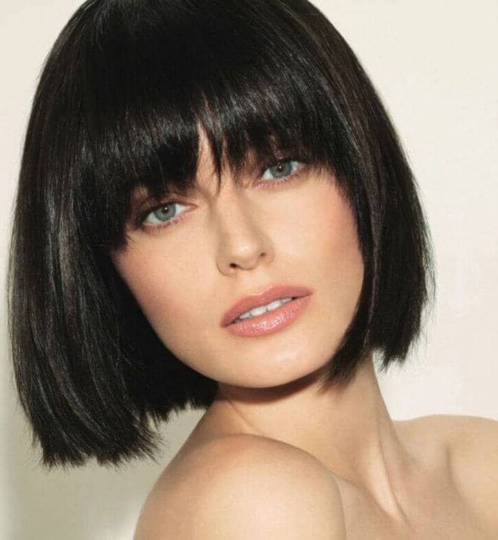 50 Ways To Wear Short Hair With Bangs For A Fresh New Look Throughout Long Hairstyles With Short Bangs (View 20 of 25)