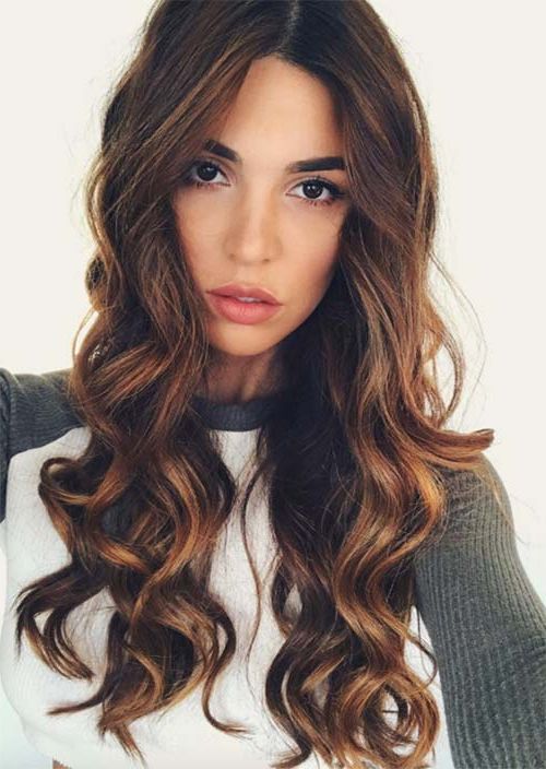 51 Chic Long Curly Hairstyles: How To Style Curly Hair – Glowsly With Long Hairstyles Curls (View 12 of 25)