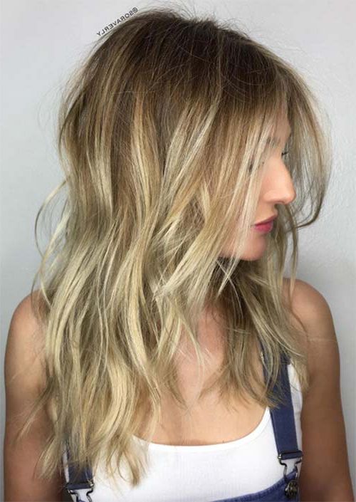 51 Medium Hairstyles & Shoulder Length Haircuts For Women In 2019 Throughout Medium Long Haircuts (Photo 8 of 25)