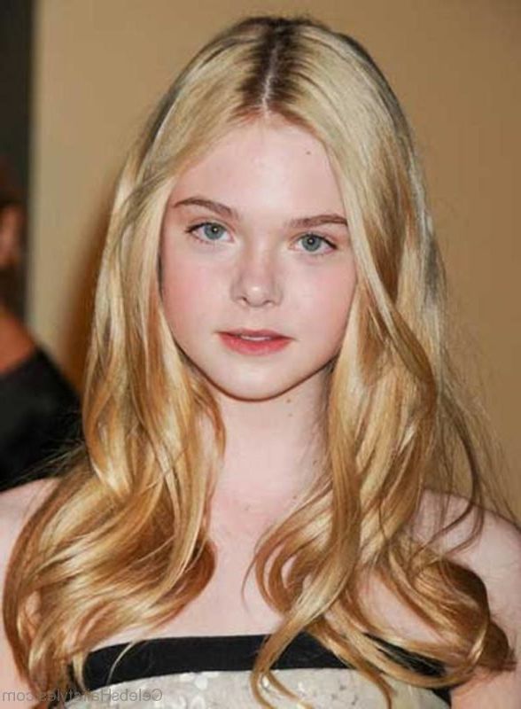52 Hairstyles Of Elle Fanning With Regard To Long Hairstyles Elle (View 9 of 25)
