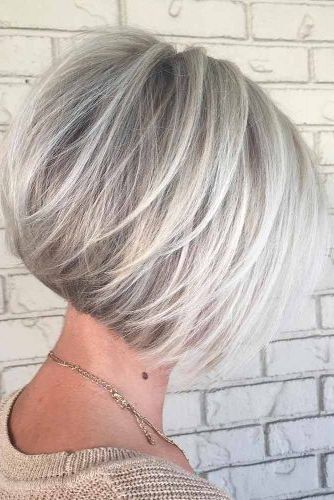 55 Best Short Haircuts 2019 – Quick & Easy To Style | Lovehairstyles Inside Straight Across Haircuts And Varied Layers (View 14 of 25)