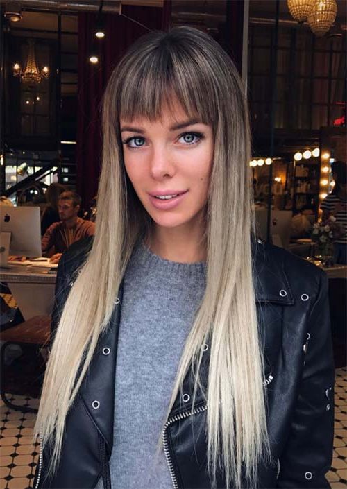 55 Long Haircuts With Bangs For 2019: Tips For Wearing Fringe Inside Long Straight Hairstyles Without Bangs (View 7 of 25)