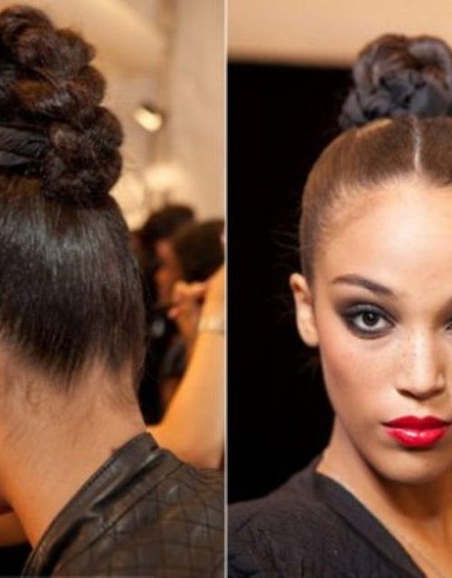 62 Appealing Prom Hairstyles For Black Girls For 2017 With Regard To Side Bun Prom Hairstyles With Black Feathers (Photo 20 of 25)