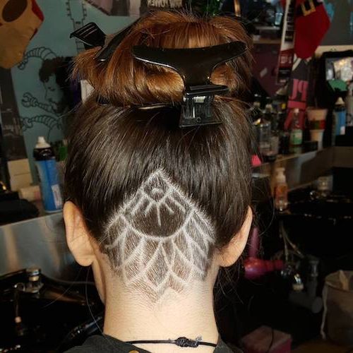 66 Shaved Hairstyles For Women That Turn Heads Everywhere Intended For Long Hairstyles Shaved Underneath (View 21 of 25)