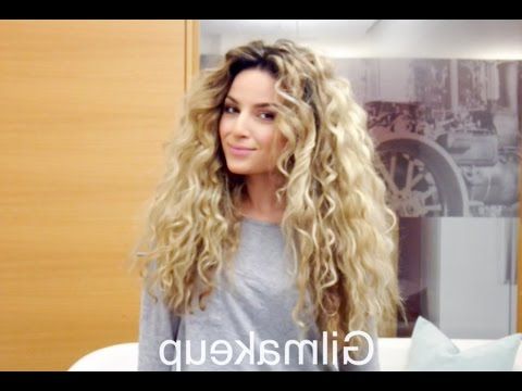 7 Easy Hairstyles For Curly Hair – Youtube In Curly Hair Long Hairstyles (Photo 19 of 25)