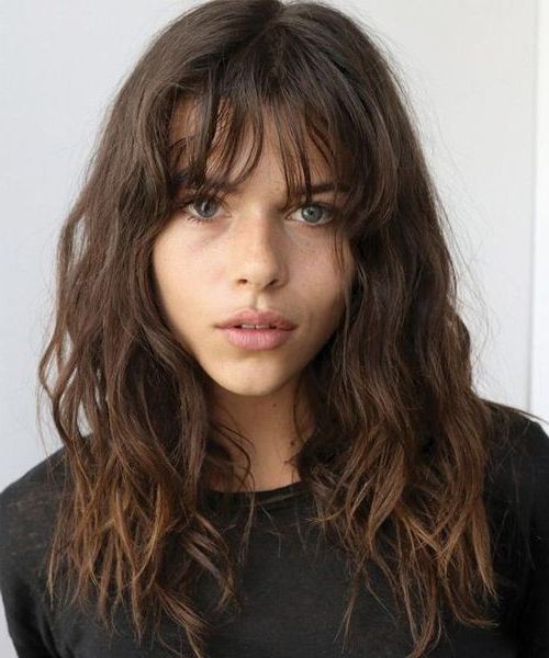 8 Of The Most Stunning Full Fringe Hairstyles 2018 For Women With With Regard To Full Fringe Long Hairstyles (View 9 of 25)