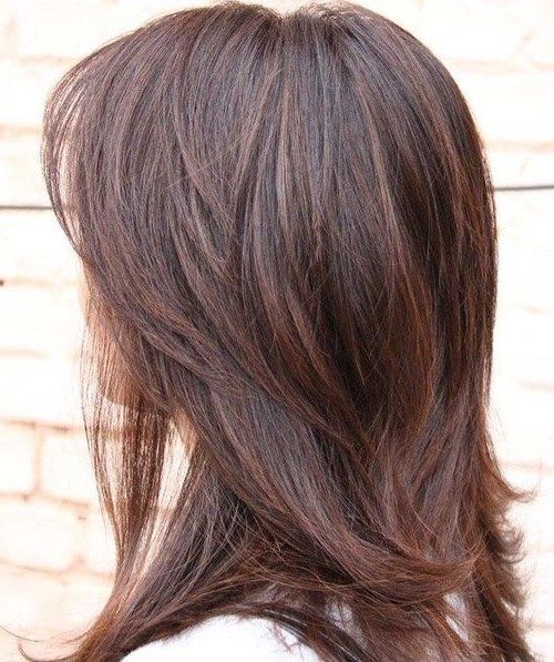 80 Sensational Medium Length Haircuts For Thick Hair In 2019 | My Intended For Long Layers Thick Hairstyles (Photo 18 of 25)