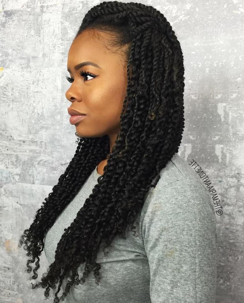 84 Sexy Kinky Twist Hairstyles To Try This Year Throughout Long Kinky Hairstyles (View 1 of 25)