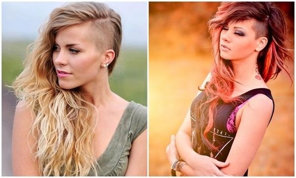 95 Bold Shaved Hairstyles For Women Pertaining To Side Shaved Long Hairstyles (Photo 11 of 25)