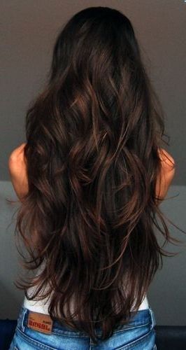 Alcohol Inks On Yupo | Hair | Brunette Hair, Long Brunette Hair For Brunette Long Haircuts (View 22 of 25)
