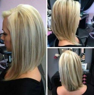 Angled Bob Back View Fit For | Rhett | Bob Hairstyles, Hair Styles Intended For Long Inverted Bob Back View Hairstyles (View 10 of 25)