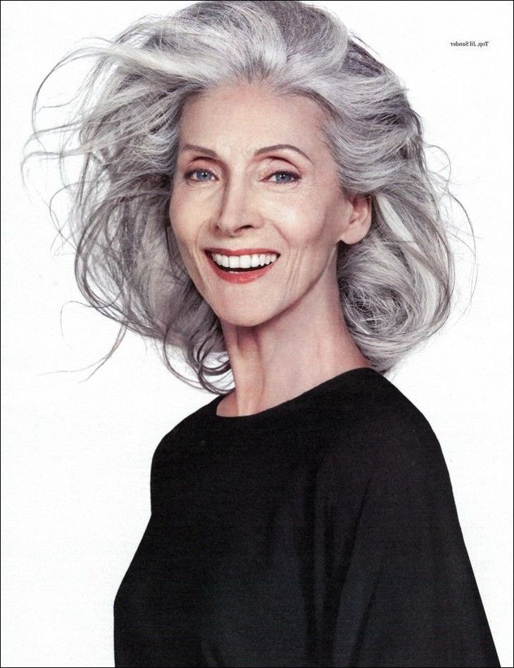 Beautiful Gray Hair Cuts – Hair World Magazine Regarding Long Hairstyles For Grey Hair (View 21 of 25)