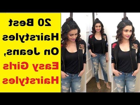 Best Hairstyles On Jeans | Top Hair Styles For Jeans | 20 Easy Girls With Long Hairstyles For Jeans (View 5 of 25)