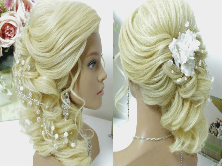 Bridal Prom Hairstyle For Long Hair Tutorial. Side Swept Curls In Long Side Swept Curls Prom Hairstyles (Photo 21 of 25)