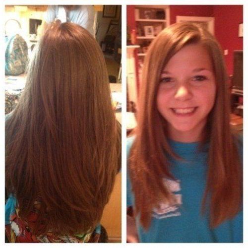 Cute Hairstyles For Teenage Girls With Long Straight Hair 12 Inside Long Haircuts For Teens (View 4 of 25)