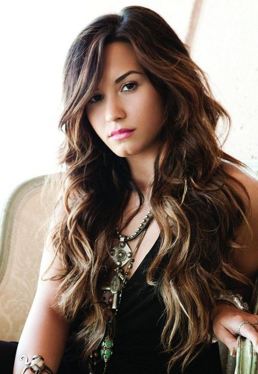 Deep & Delicious Big Wave Hairstyle For Long Hair – Demi Lovato Intended For Demi Lovato Long Hairstyles (Photo 2 of 25)