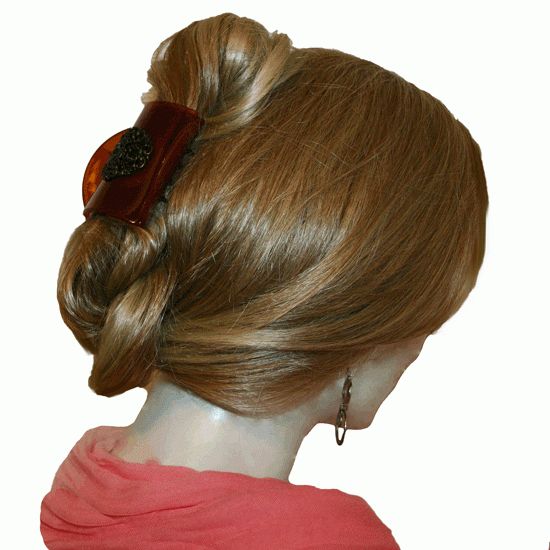 Flat Jaw Clip . Put Your Thick Hair Up With This Emazing Hair Clip Within Hair Clips For Thick Long Hair (Photo 18 of 25)