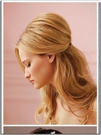 Hair With Volume Pulled Back | Mellystyle | Hair Styles, Long Hair For Long Hairstyles Pulled Back (Photo 13 of 25)