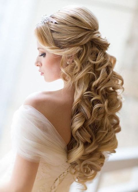 Hairstyle For Curls – Bircanasansor Within Long Hairstyles Curls Wedding (View 11 of 25)