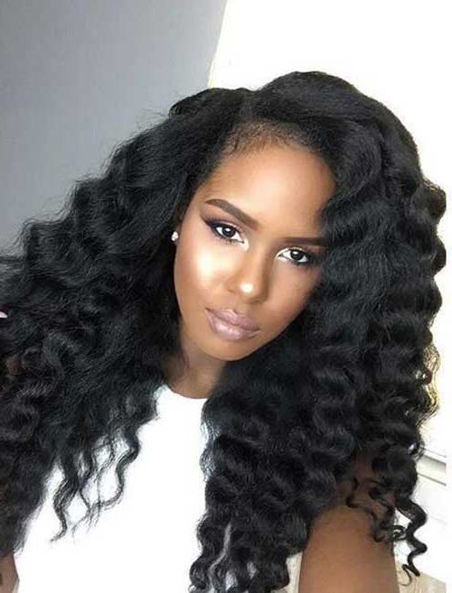 Hairstyles For Natural Long Hair – Hairstyles For Long Hair Inside Natural Long Hairstyles For Black Women (View 5 of 25)