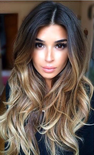 Hairstyles That Men Find Irresistible | Hair | Balayage Hair, Curly Pertaining To Long Dark Hairstyles With Blonde Contour Balayage (View 3 of 25)