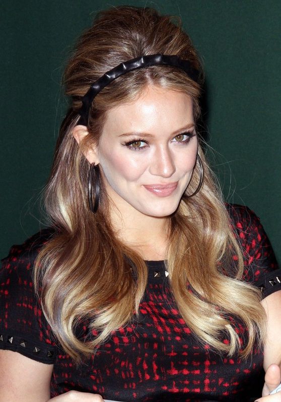 Hilary Duff 1960s Retro Hairstyle For Long Hair – Hairstyles Weekly Within Long Hairstyles Retro (View 13 of 25)