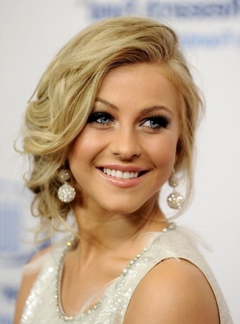 Ideas For Prom Hair: An Elegant Updo With Side Swept Bangs For Long Side Swept Curls Prom Hairstyles (Photo 20 of 25)