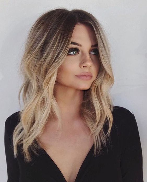 Ideas To Go Blonde – Long Warm Ombre | Beauty – Blonde Hairstyles Within Blonde Long Haircuts (View 14 of 25)