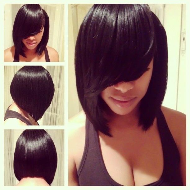 Long Bob Quick Weave Hairstyles For Black Women – See More Stunning Within Long Bob Quick Hairstyles (View 16 of 25)