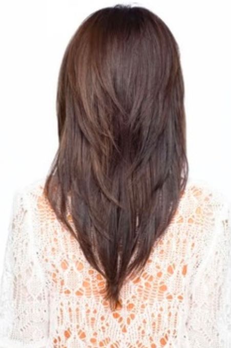 Long Hair With A V Shape Cut At The Back – Women Hairstyles Within Long Hairstyles V Shape (View 7 of 25)