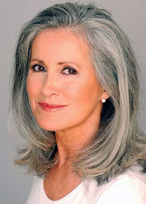 Long Hairstyles For Women Over 50 Intended For Long Hairstyles Ladies Over  (View 11 of 25)
