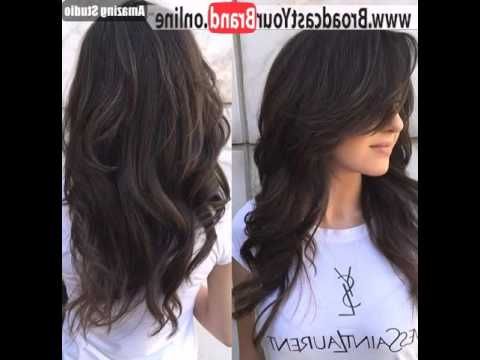 Long Layered Hairstyle For Thick Hair – Youtube Inside Long Layers Thick Hair (View 19 of 25)