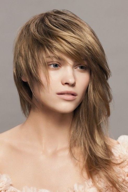 Long Messy Hairstyle | ~ Hairdos ~ | Haircuts For Long Hair, Hair Pertaining To Half Short Half Long Haircuts (View 5 of 25)
