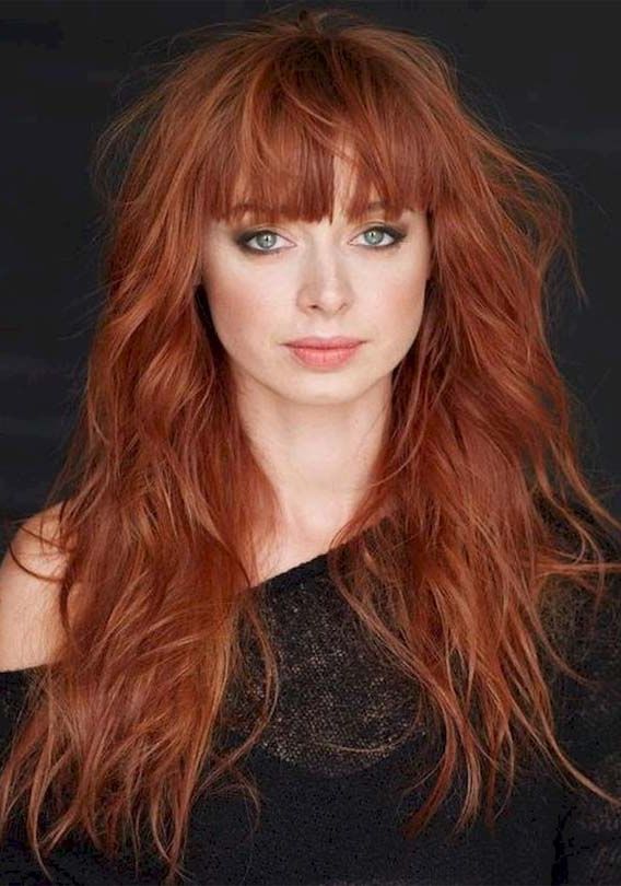 Modern Long Hairstyles With Dark Red Shades For Girls In 2019 Regarding Red Long Hairstyles (View 6 of 25)