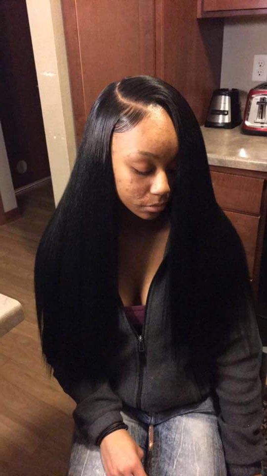 Pinobsessed Hair On Black Hairstyles | Hair Styles, Straight Throughout Long Hairstyles Sew In (Photo 7 of 25)