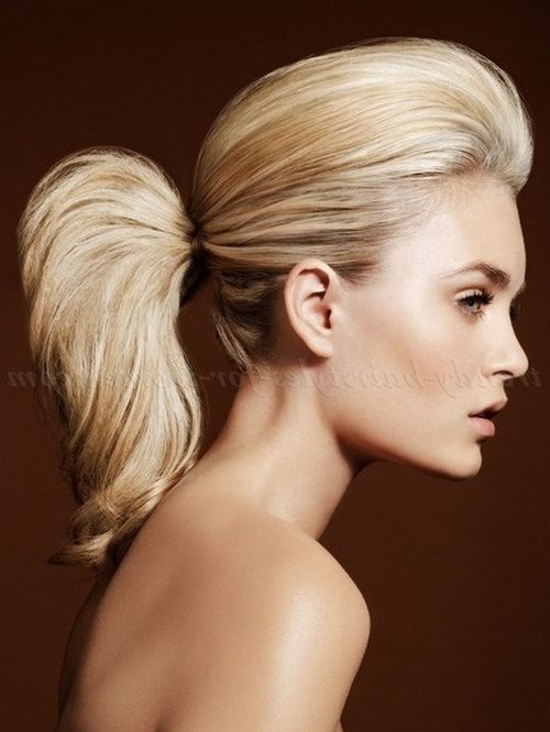 Ponytail Hairstyles | Page 4 Of 68 | Trendy Hairstyles For Women Inside Womens Long Quiff Hairstyles (View 13 of 25)