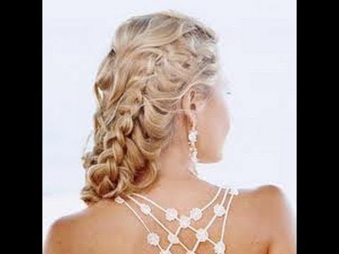 Prom / How To: Hair} French Braid + Curly Low Pony Tail – Youtube With Regard To Low Curly Side Ponytail Hairstyles For Prom (Photo 19 of 25)
