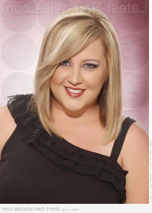 Short Hairstyles For Fat Faces And Double Chins 005 | Hair Ideas In Intended For Long Hairstyles For Fat Faces And Double Chins (Photo 2 of 25)